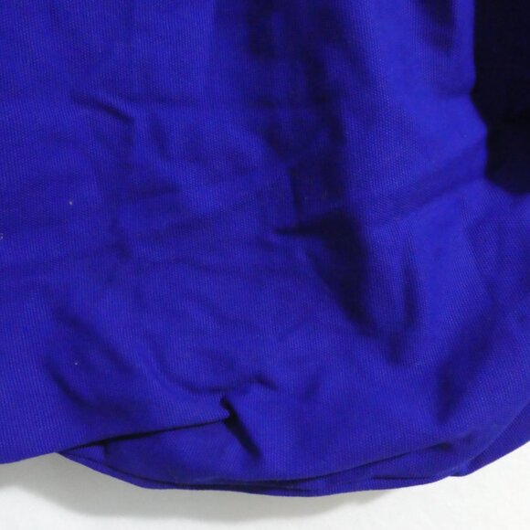 TRINA TURK BEACH TOTE | Blue Corduroy With Gold Seas The Day Print | NWOT - Picture 16 of 16